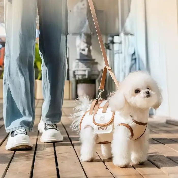 Sac à dos avec harnais pour chien