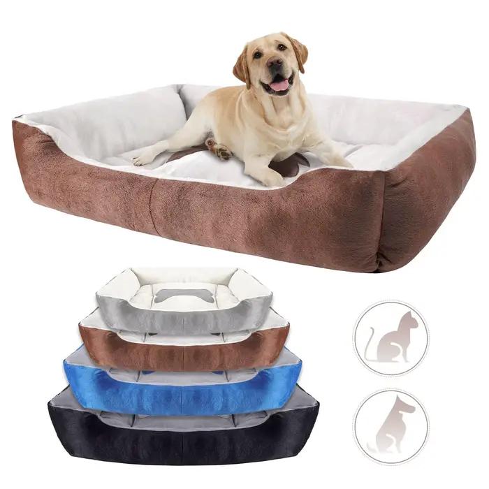 Lit chaud et confortable pour animaux de compagnie, fournitures pour animaux de compagnie mobiles, chenil pour petits, moyens et