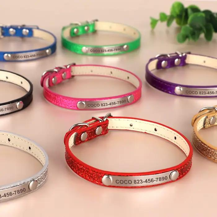 Collier pour chat personnalisé colliers