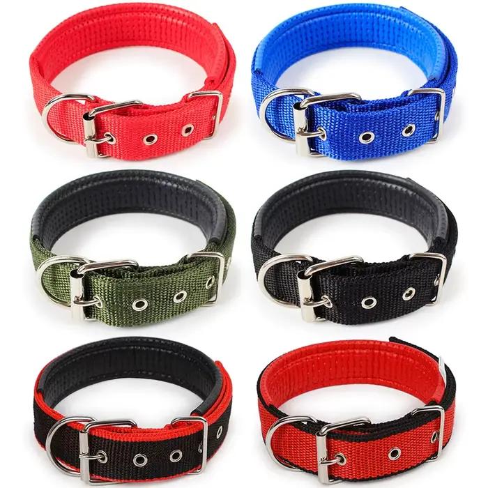 Collier réglable en nylon pour petits et grands chiens