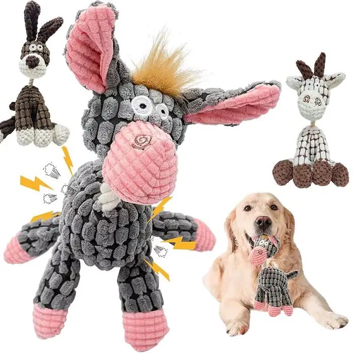 Kenjac-jouet en peluche pour chien avec couineurs