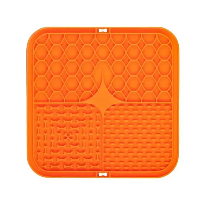 Napperon pour animaux de compagnie chat tapis d'alimentation lente chien lécher
