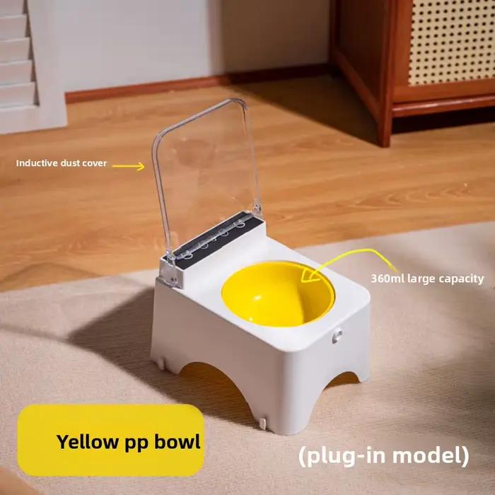 Gamelle Intelligente pour Chat et Chien avec Capteur Infrarouge et Couvercle Automatique Anti-Souris – Distributeur de Nourriture Intelligent