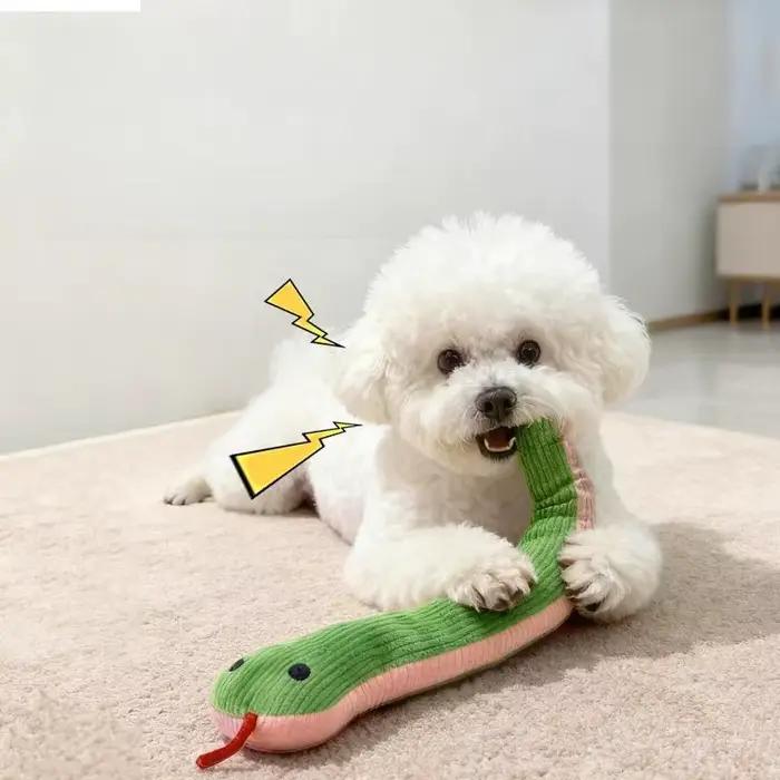 Jouet en peluche interactif pour chat et chien, avec son de froissement, pour l'entraînement quotidien des chatons et des chiots