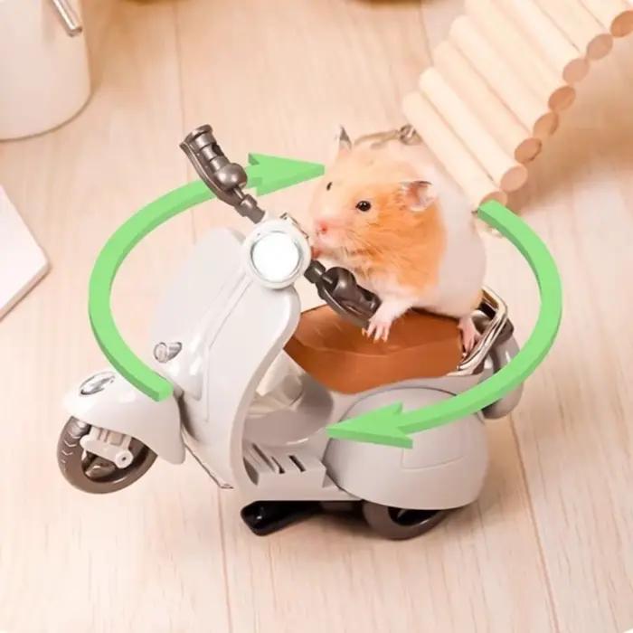 Jouet pour animaux de compagnie Mini moto vélo électrique