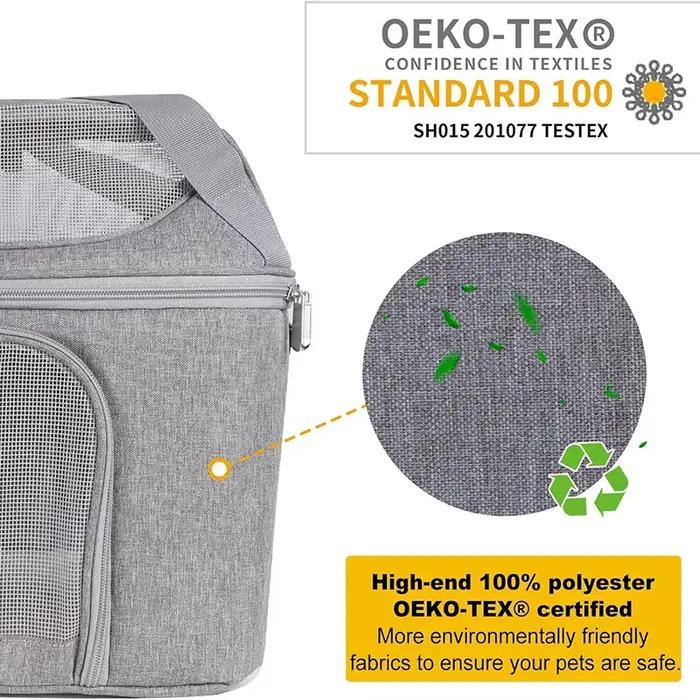 Sac à dos respirant pour chien, Portable et pliable, sac de Transport de voyage approuvé par la compagnie aérienne, pour petits chiens et chats sortants