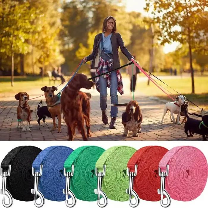 Laisse longue d'entraînement en Nylon pour chiens