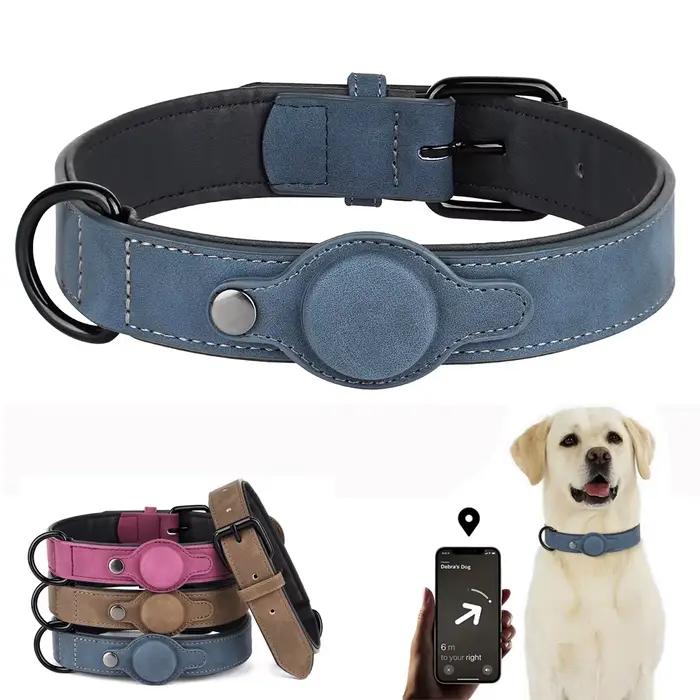 Collier de chien en cuir PU colliers pour animaux de compagnie de haute qualité