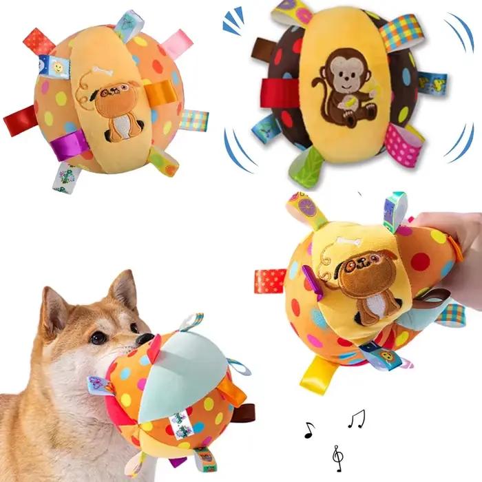 Jouet interactif pour chien avec balle