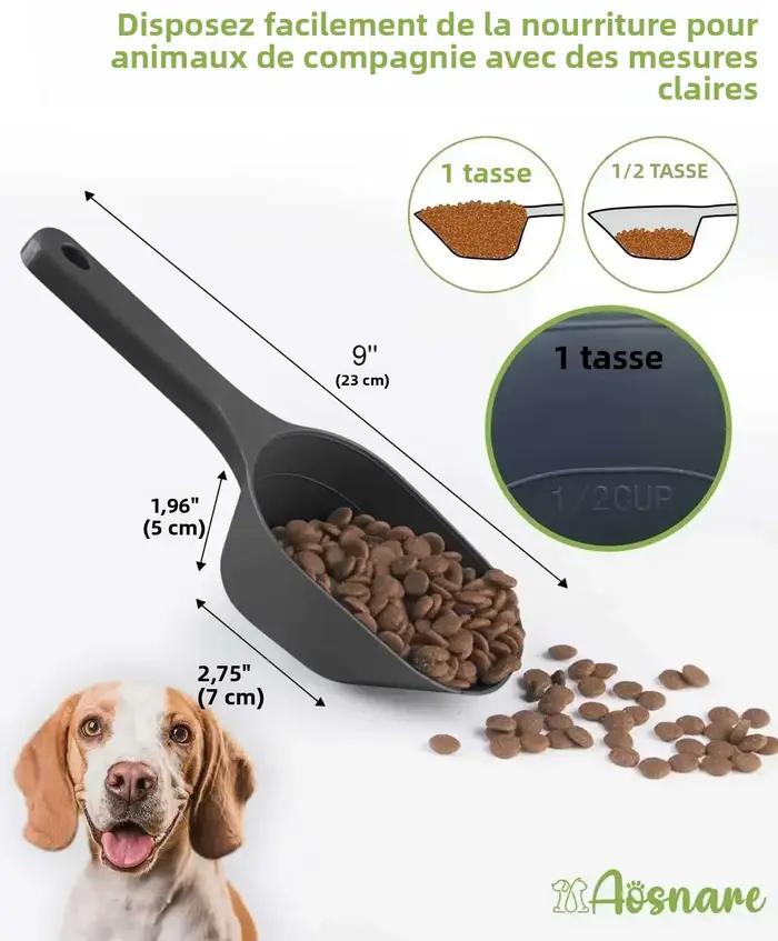 Paquet de 3 cuillères à nourriture pour chien