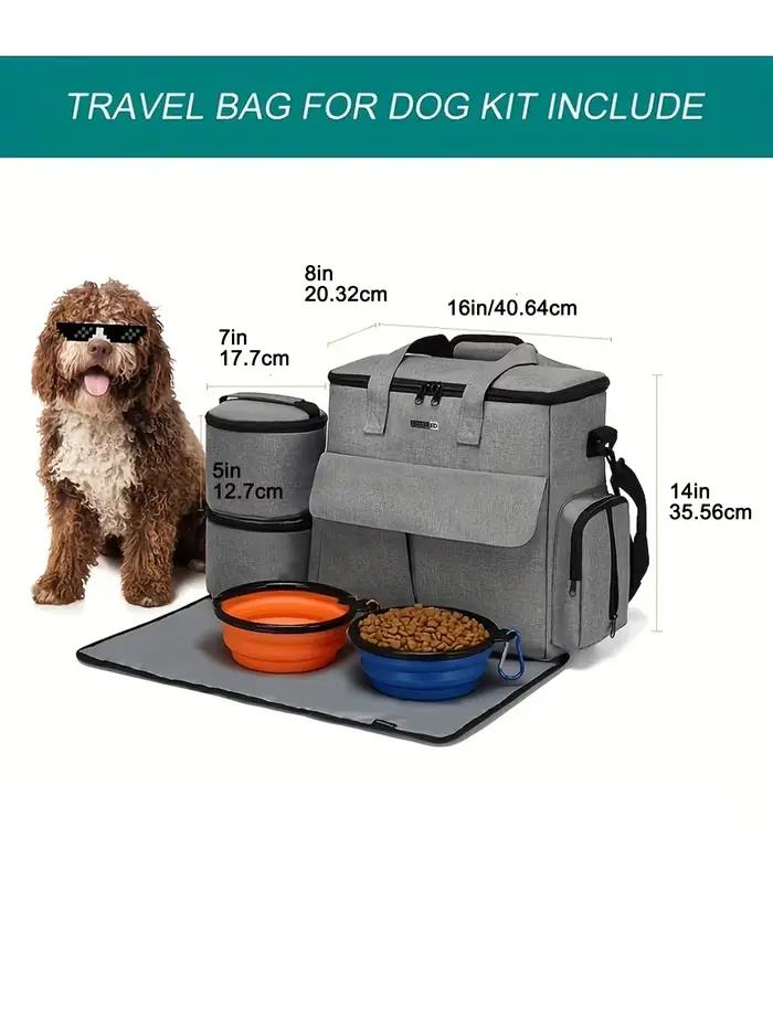 Grand ensemble de 6 sacs de voyage pour chiens approuvés par la compagnie aérienne