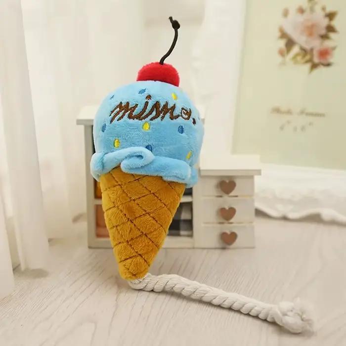 Jouet mignon en forme de crème glacée pour chiot