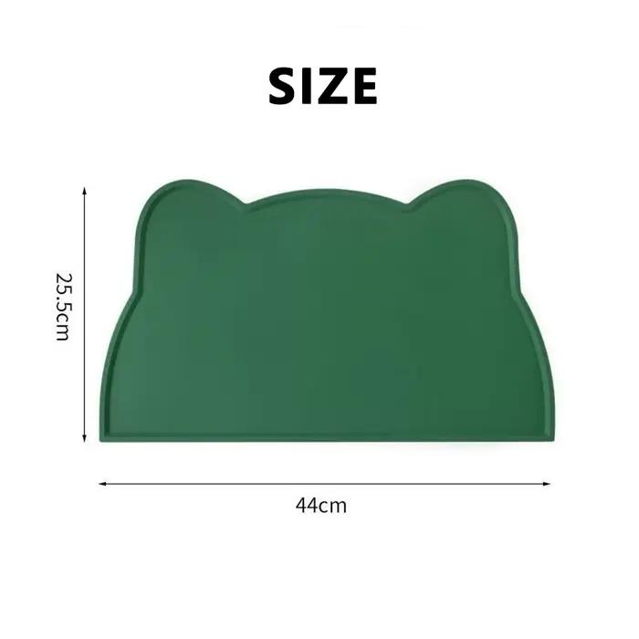 Tapis d'alimentation antidérapant en silicone de qualité alimentaire pour animaux de compagnie
