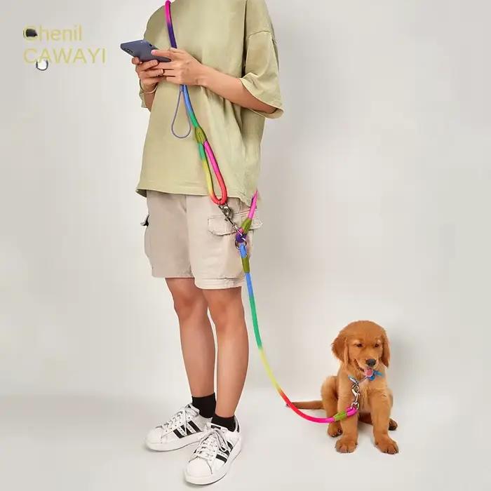 CAWAYI KENNEL Laisse en Nylon Réfléchissant pour Chien