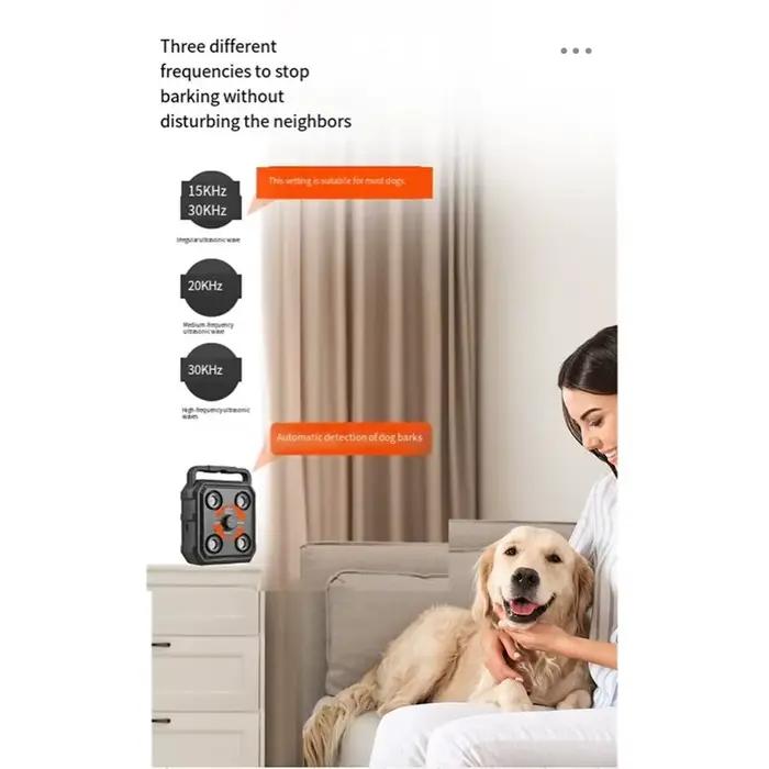 Dresseur de chiens à ultrasons anti-aboiement – Dispositif d'entraînement efficace pour animaux de compagnie – Contrôle