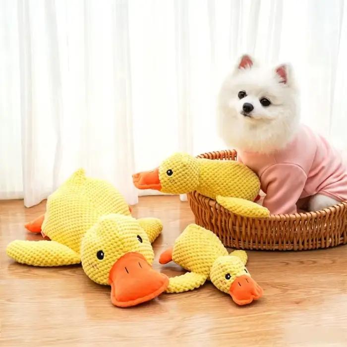 Jouet pour chien en peluche résistant aux morsures