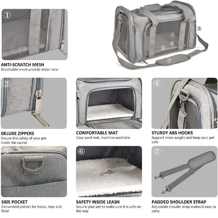 Sac de Transport Portable pour chien et chat