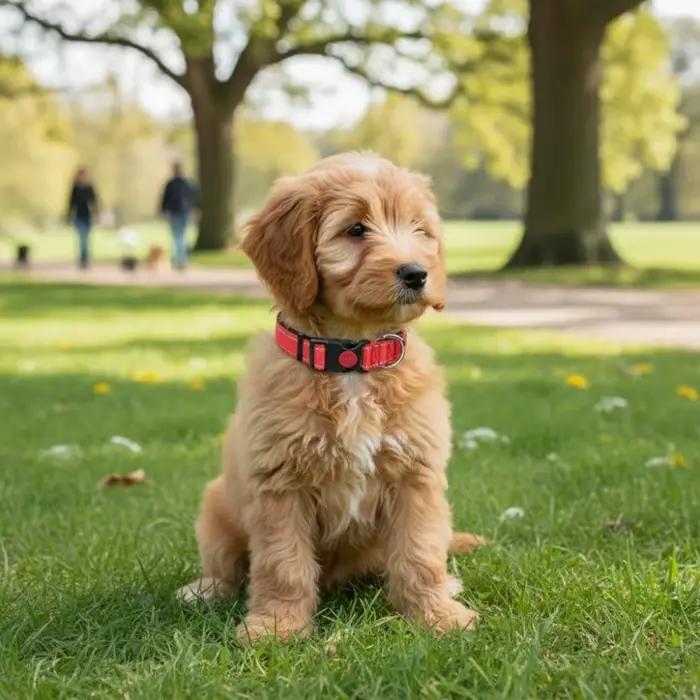 Collier Réfléchissant Réglable pour Chien, Sangle de Sécurité en Nylon Respirante et Douce Anti-Traction pour l'Entraînement