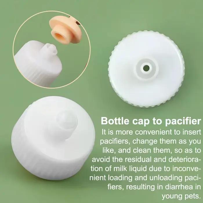 Tétine d'alimentation pour animaux de compagnie, mini-biberon en silicone pour chat, pour animaux nouveau-nés, petits animaux, biberon de lait liquide compressible