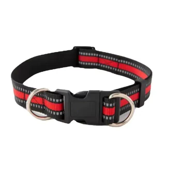 Collier pour chien avec double anneaux en D pour chiens de petite, moyenne et grande taille, harnais de promenade durable pour Labrador et Golden Retriever