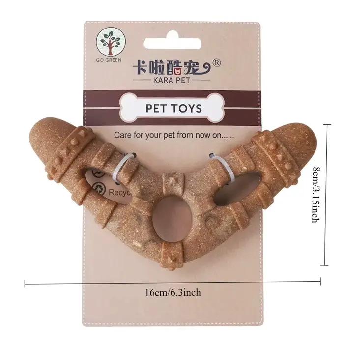 Jouet pour chien, bâton de dentition en forme d'os