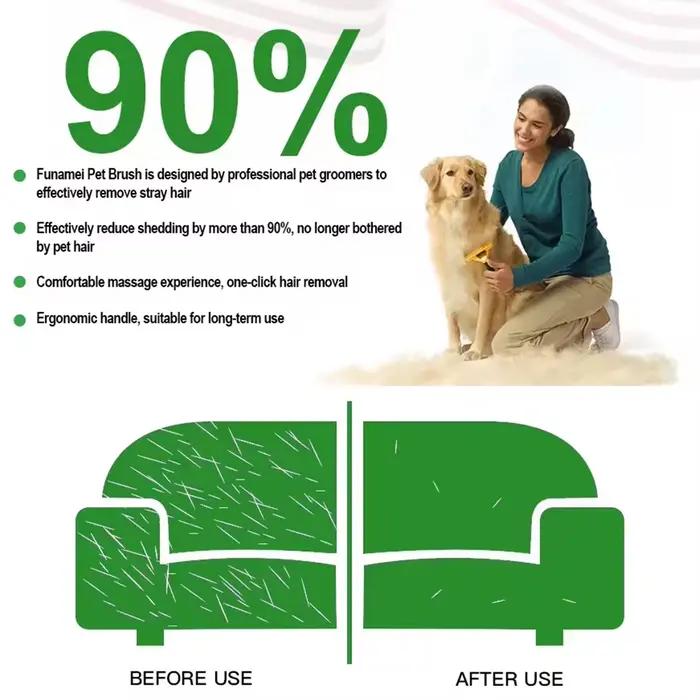 Brosse pour animaux de compagnie pour chiens chats chien peigne