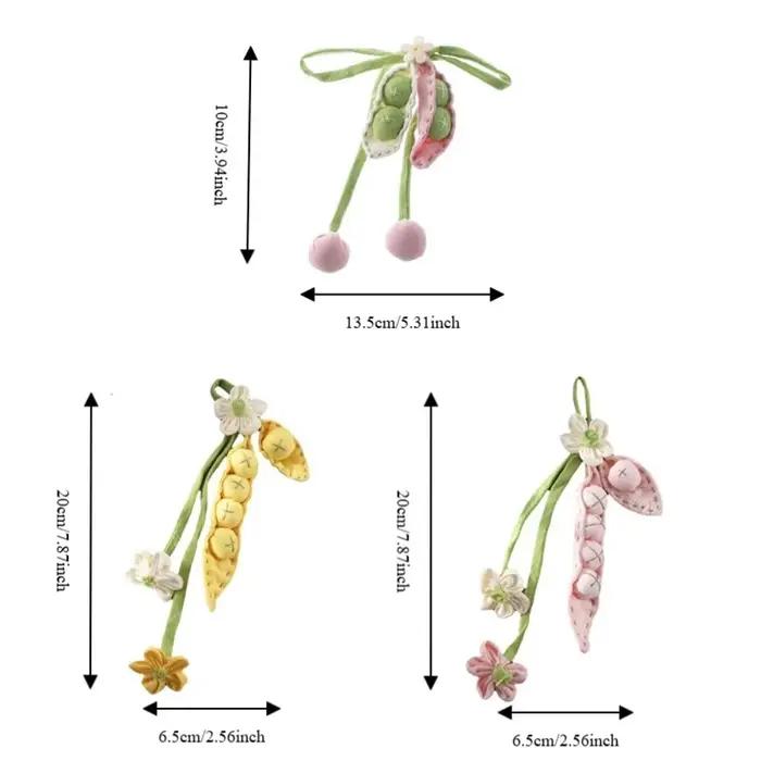 Accessoires en tissu motif pois