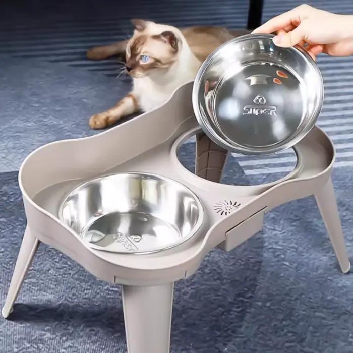 Bol pour animaux de compagnie en acier inoxydable