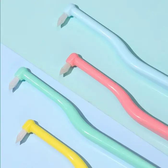 Brosse à dents ronde/pointue pour chien
