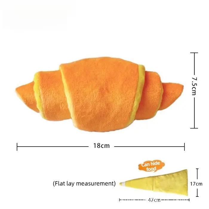 1 pièce Jouet olfactif pour chiens en forme de croissant