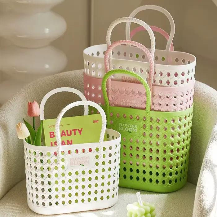 Sac de transport portable en plastique pour animaux de compagnie