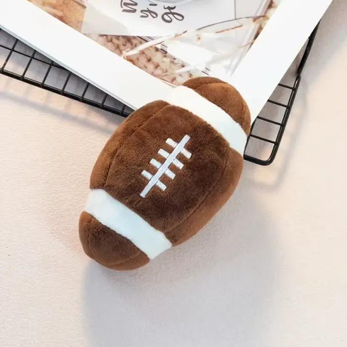 Jouet grinçant pour chien de football et de rugby