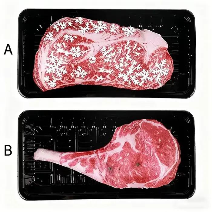 Jouet à mâcher pour chien en forme de steak