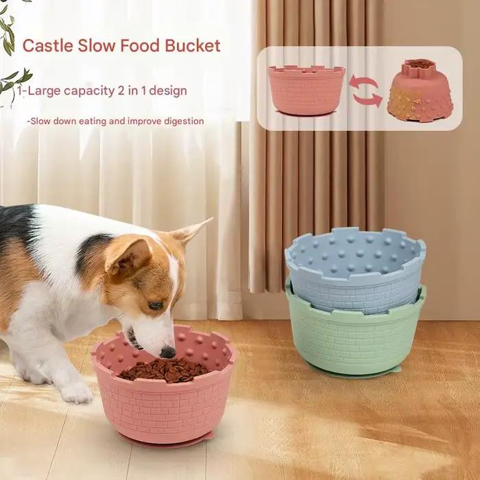 Bol pour chien Anti-étouffement bol de nourriture lente, bassin d'alimentation pour chien petit, moyen et grand, bassin de nourriture pour chat, nourriture pour chien Anti-déversement fournitures pour