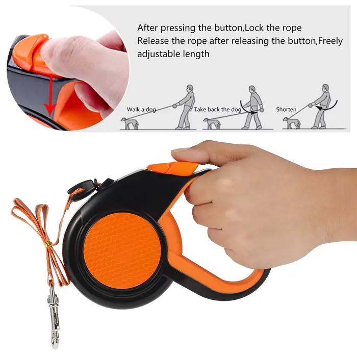 Laisse Rétractable pour Petit et Grand Chien