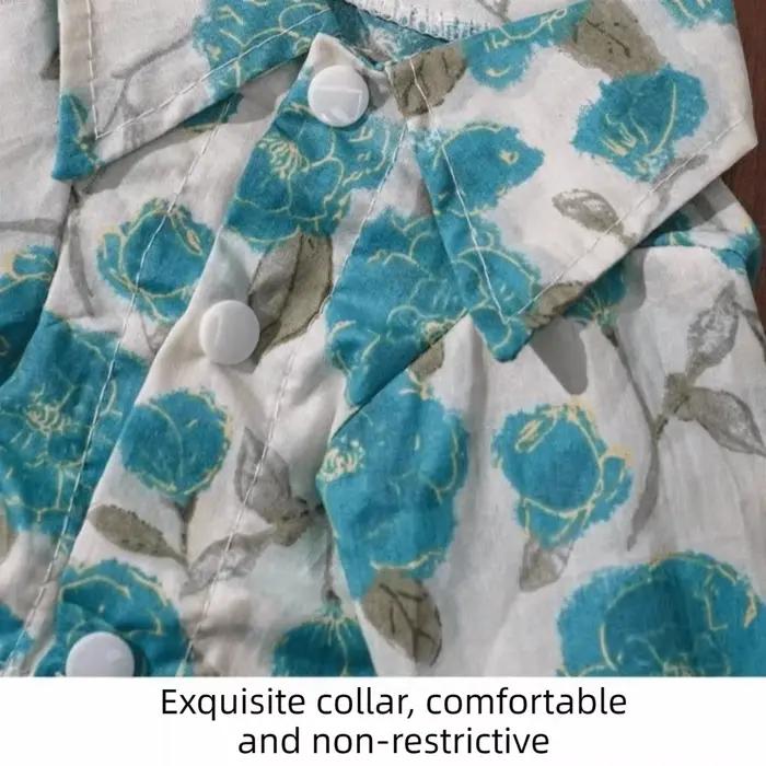 T-shirt pour chien à motif floral mignon