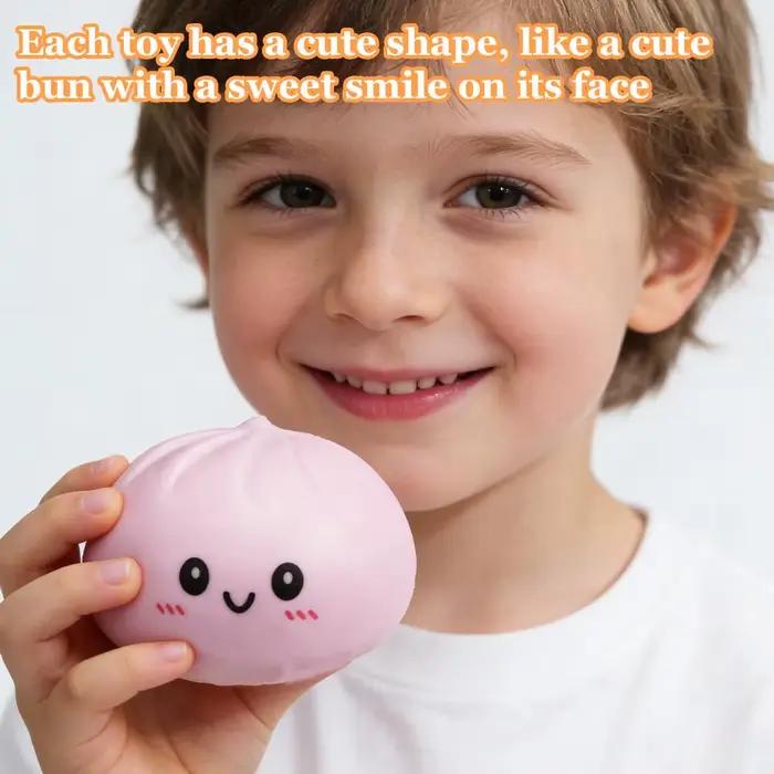 Jouet Squishy Baozi avec boîte de cuisson vapeur