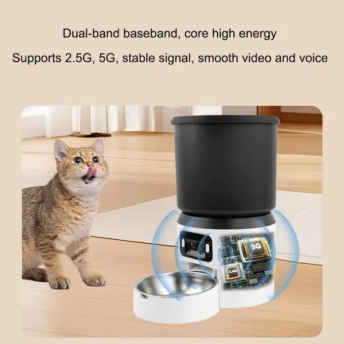 4L mangeoire automatique pour chat animal de compagnie intelligent