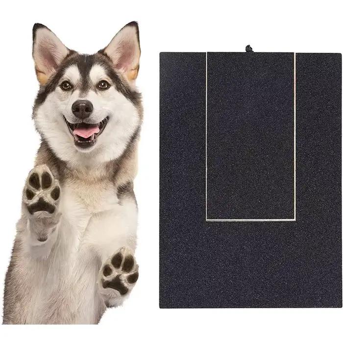 Planche à gratter pour ongles de chien, jouet en bois extractible pour animaux de compagnie avec boîte à friandises intégrée, tampon de ponçage pour ongles de chien, grattoir à griffes