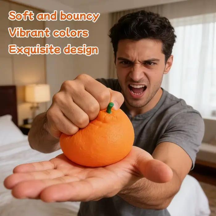 Jouet anti-stress orange moche pour soulager l'anxiété