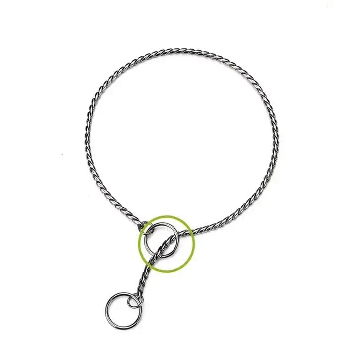 Collier ras du cou en forme de serpent pour chien