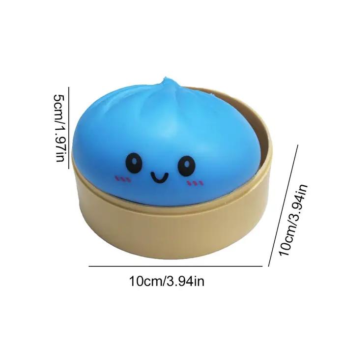 Jouet Squishy Baozi avec boîte de cuisson vapeur