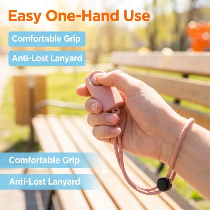 Clicker d'entraînement pour chien avec cordon réglable