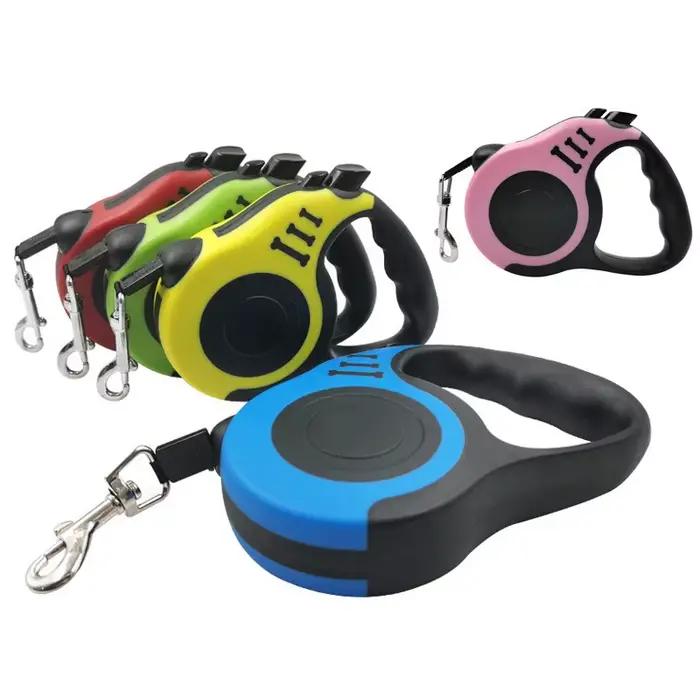 Laisse rétractable pour chien de 3 mètres et 5 mètres