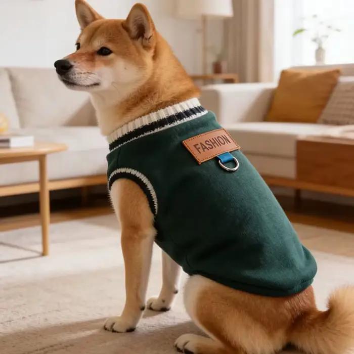 Vêtements en tricot pour chien