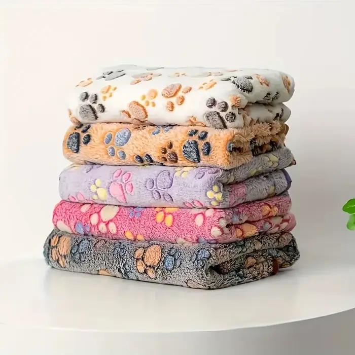 Couverture pour animaux de compagnie en flanelle