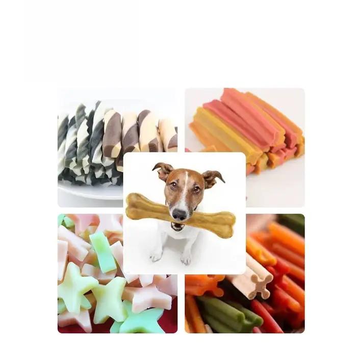 Machine de fabrication de friandises pour animaux de compagnie de haute qualité, ligne de production d'aliments secs à mâcher pour chiens