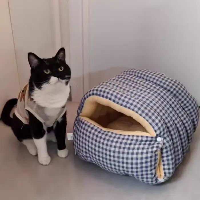 Nouveau Nid d'hiver pour chat et chien de 3 kg