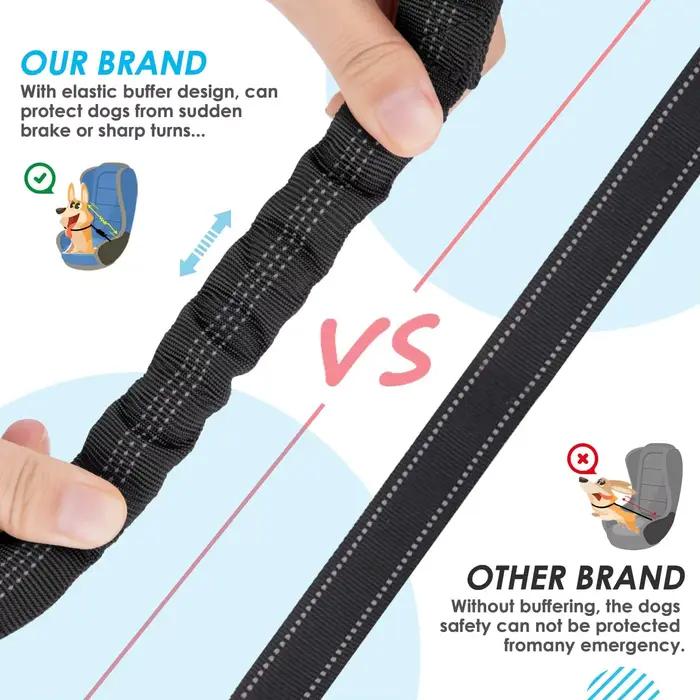 Ceinture de sécurité réglable pour chien