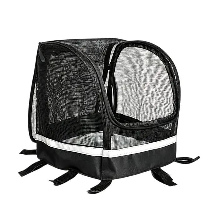 Panier de vélo pour chien et chat avec fenêtre, support de guidon pour vélo, idéal pour les loisirs quotidiens, les trajets domicile-travail et les activités urbaines en extérieur